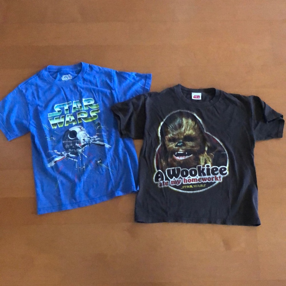 Bundle of Star Wars youth shirts size M